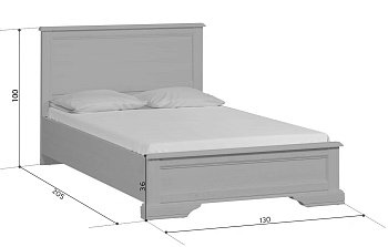 Кровать Стилиус B169-LOZ120х200 (Орех донской)
