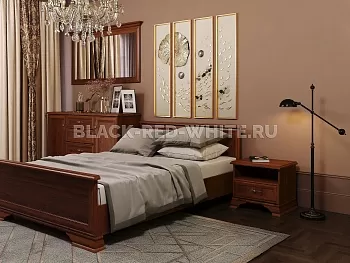 Кровать Кентаки S320-LOZ/140x200 каштан